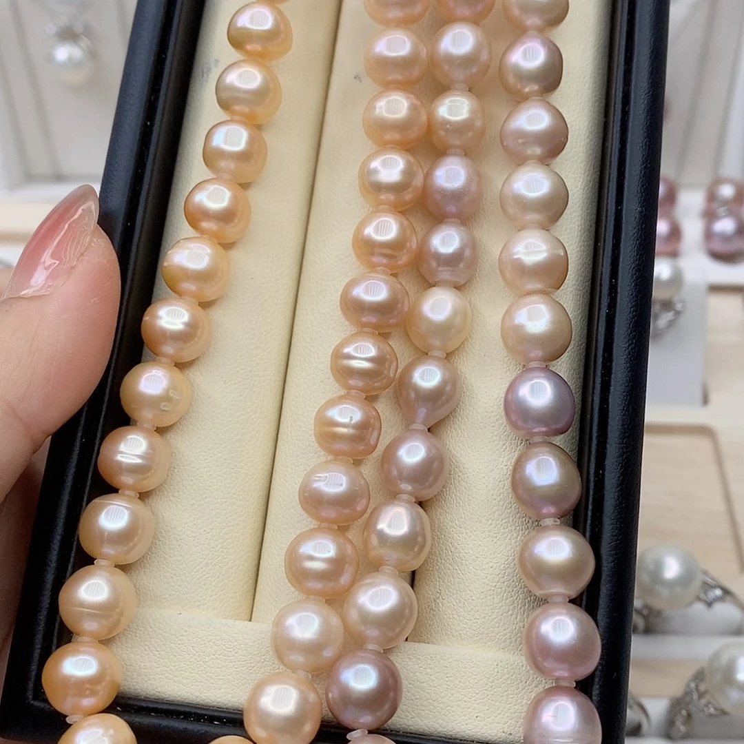淡水珍珠合金项链