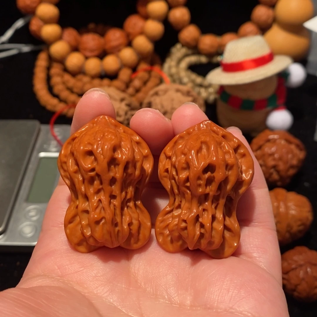 文玩核桃把件27尺盘山福禄423