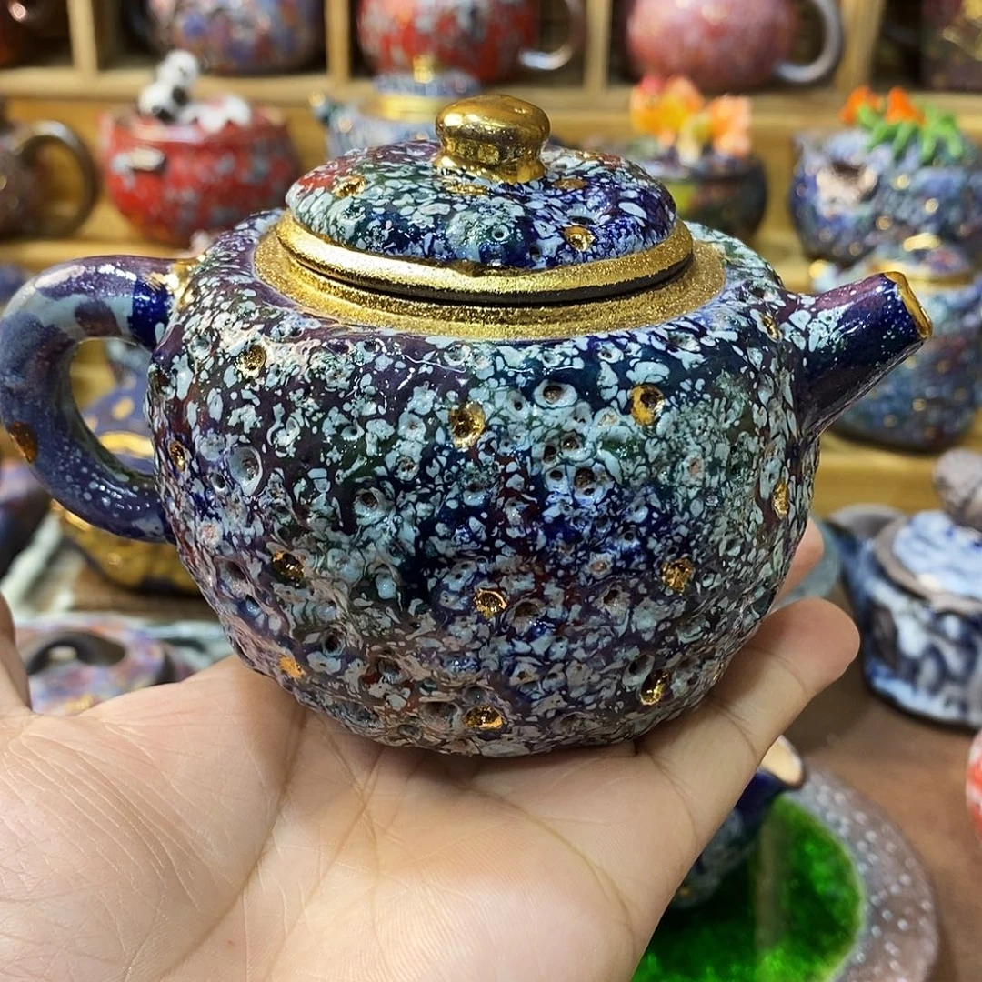 陶志野柴烧茶器粗
