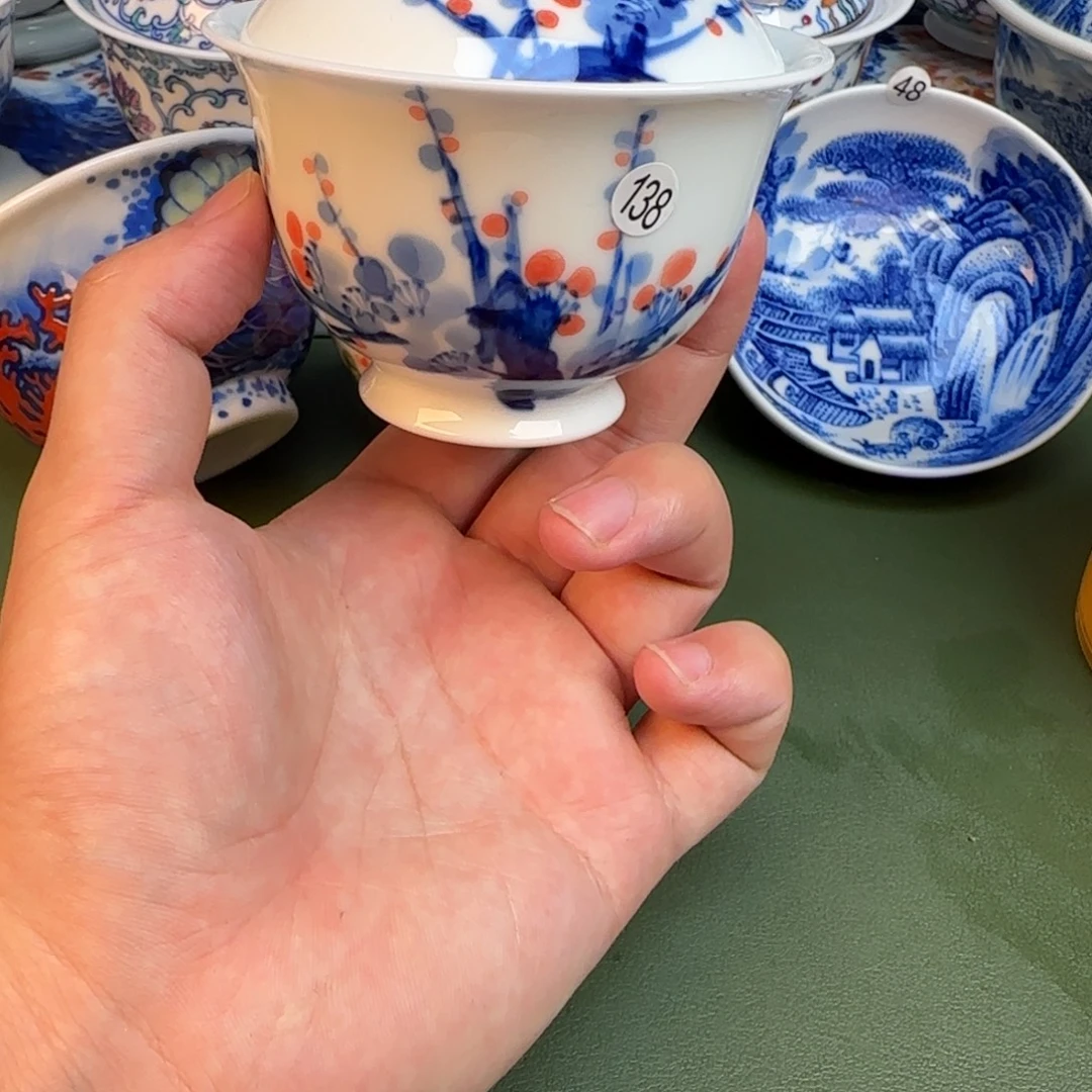 彦祖纯手工手绘茶具138