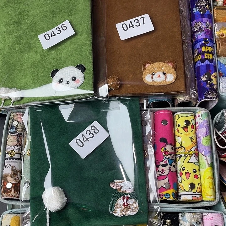 织绣A5 定页仅书衣0436/37/38