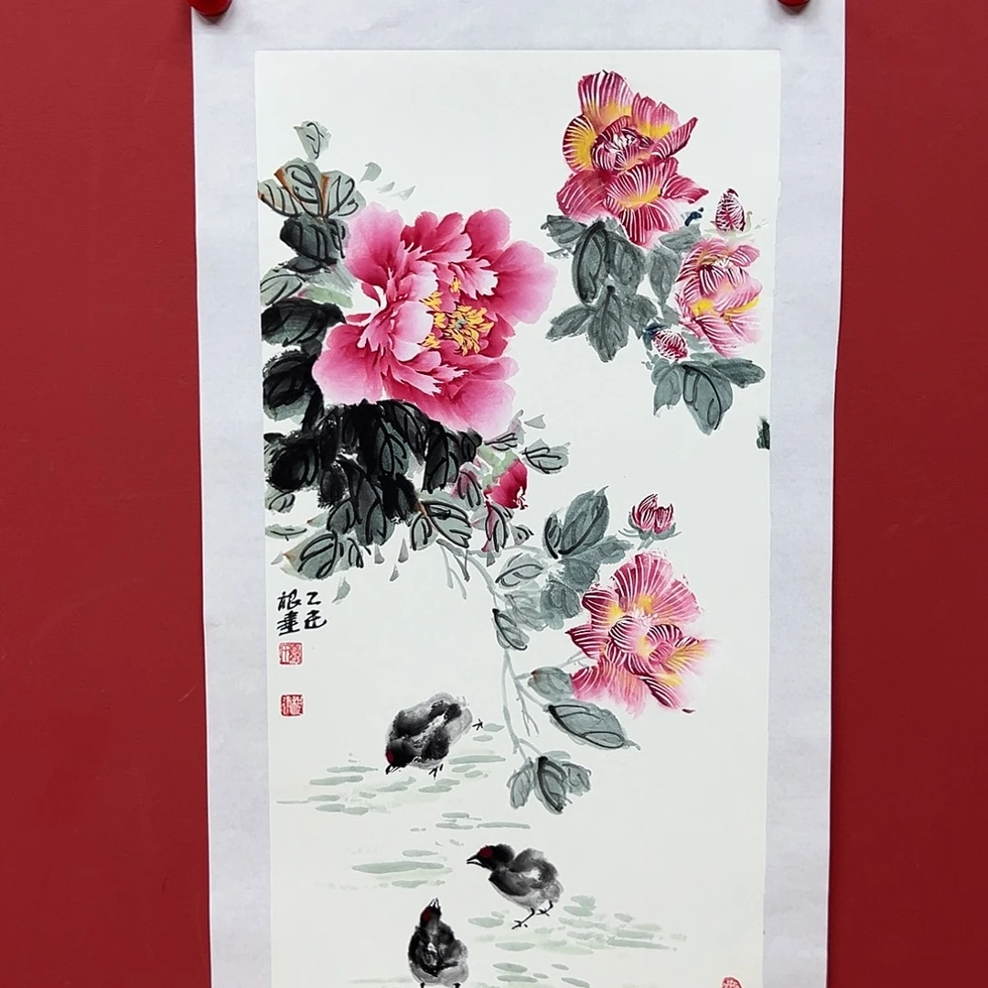 国画国博画院曹根建老师2平尺国画