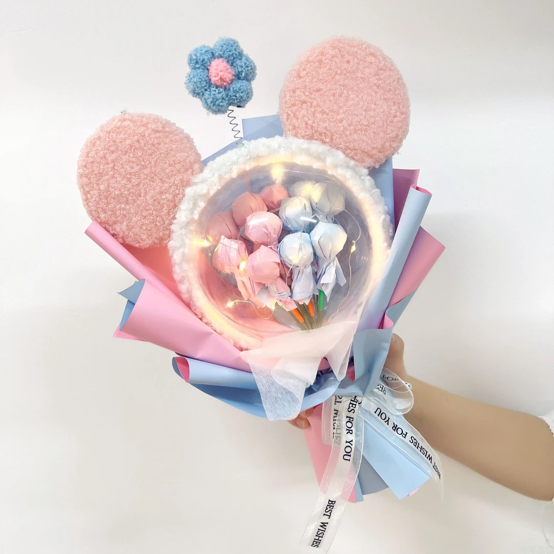 六一儿童节礼物创意满天星棒棒糖星黛露花束波波球女朋友生日礼物