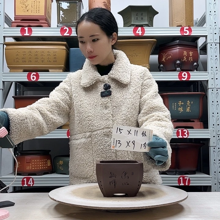 紫砂花盆紫砂花盆