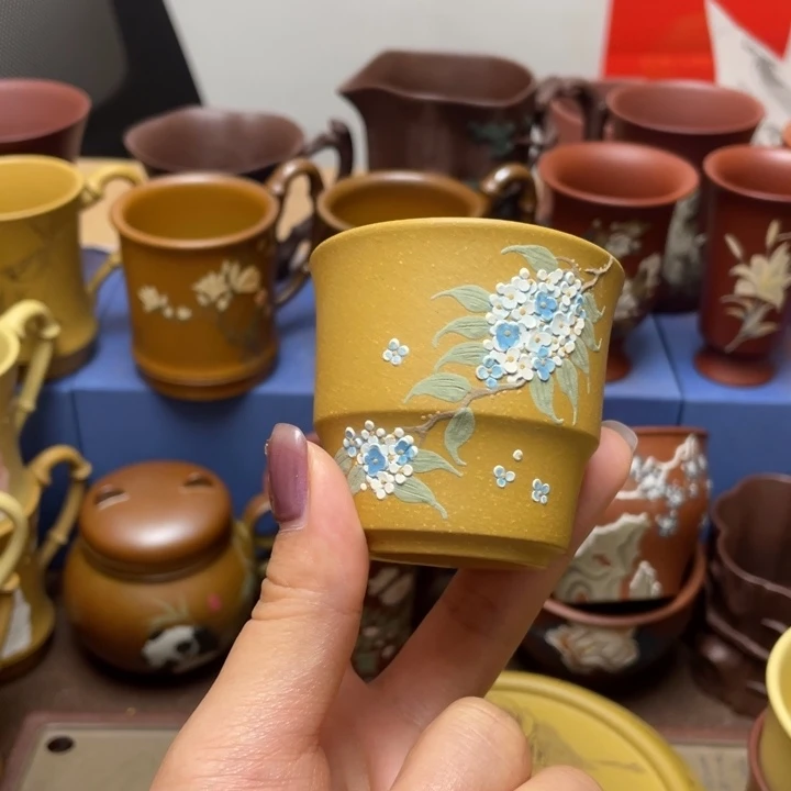 紫砂茶杯紫砂主人杯