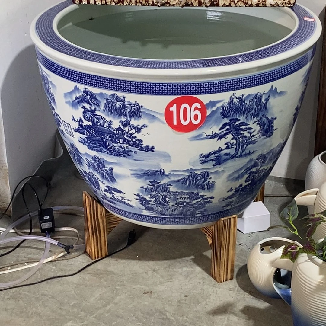 *****景德镇陶瓷鱼缸艺术