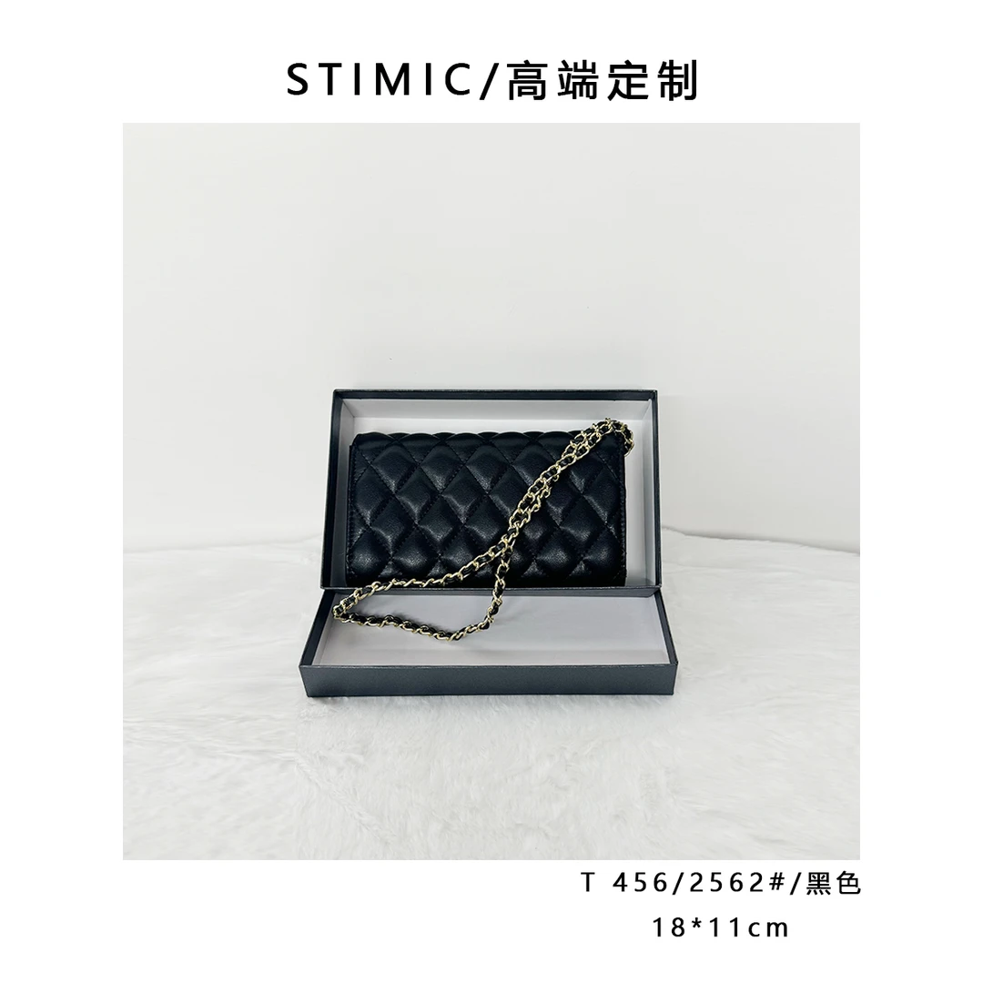 T456/2562/黑色 高端订制手工时尚钱包卡包证件包481