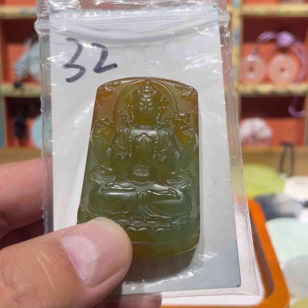 岫玉未镶嵌颈饰颈饰