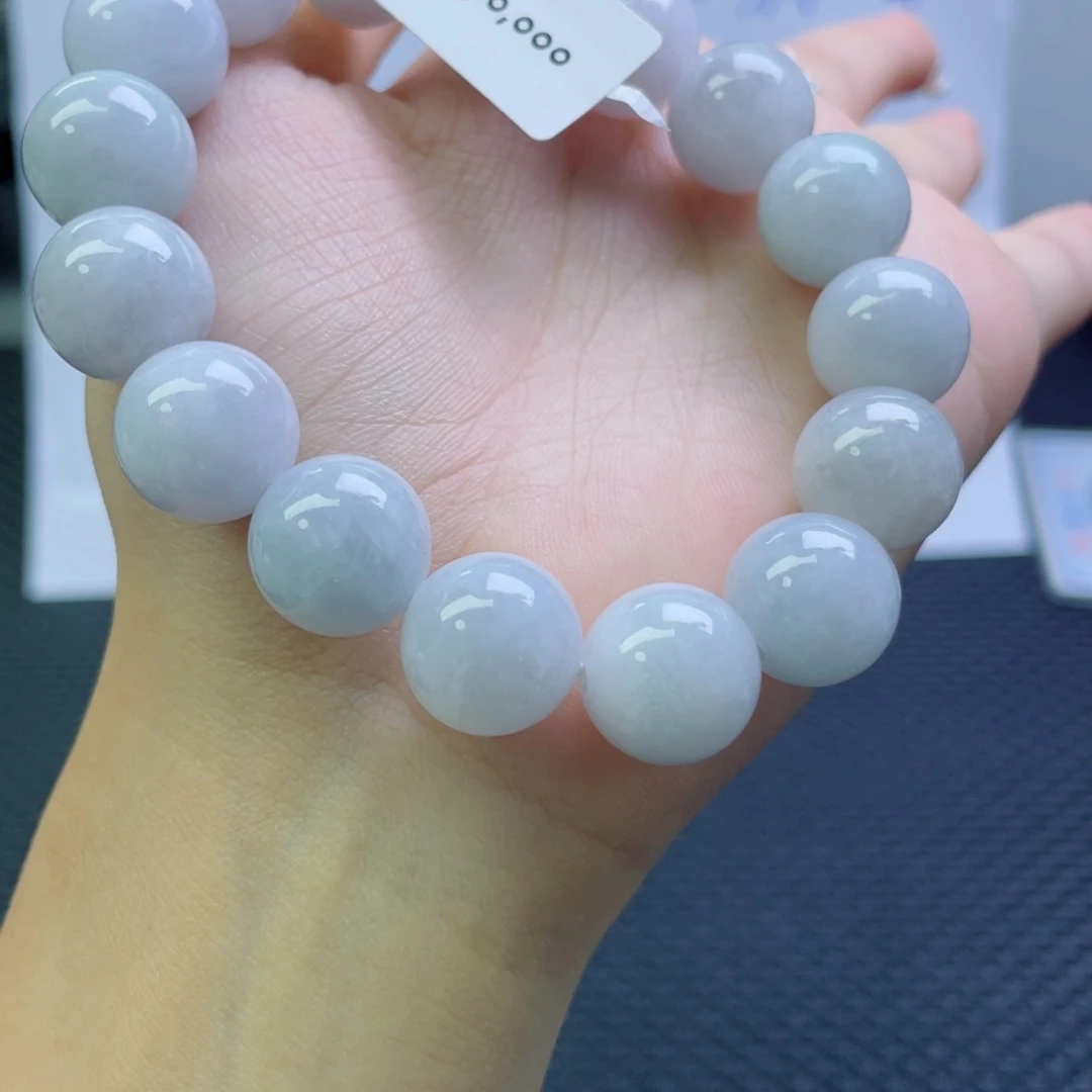 未镶嵌定制翡翠珠串