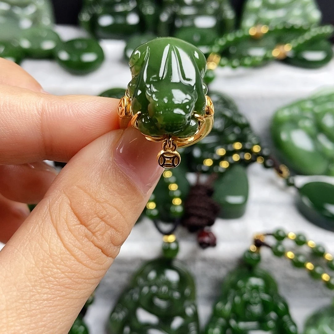 和田玉（碧玉）未镶嵌颈饰