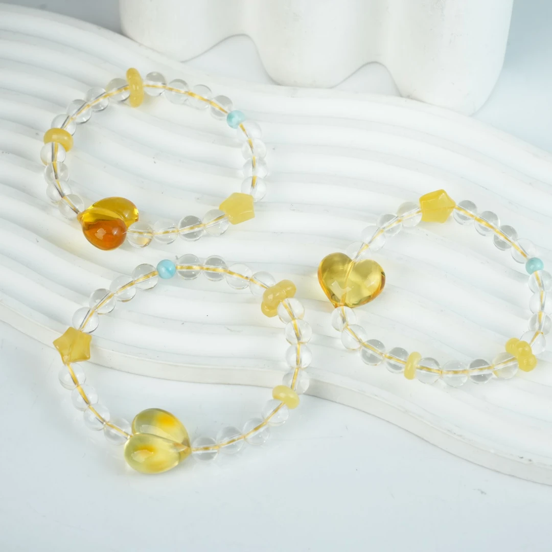 【小北好物】蜜蜡DIY单圈手串【多样性发一件】QH246X85