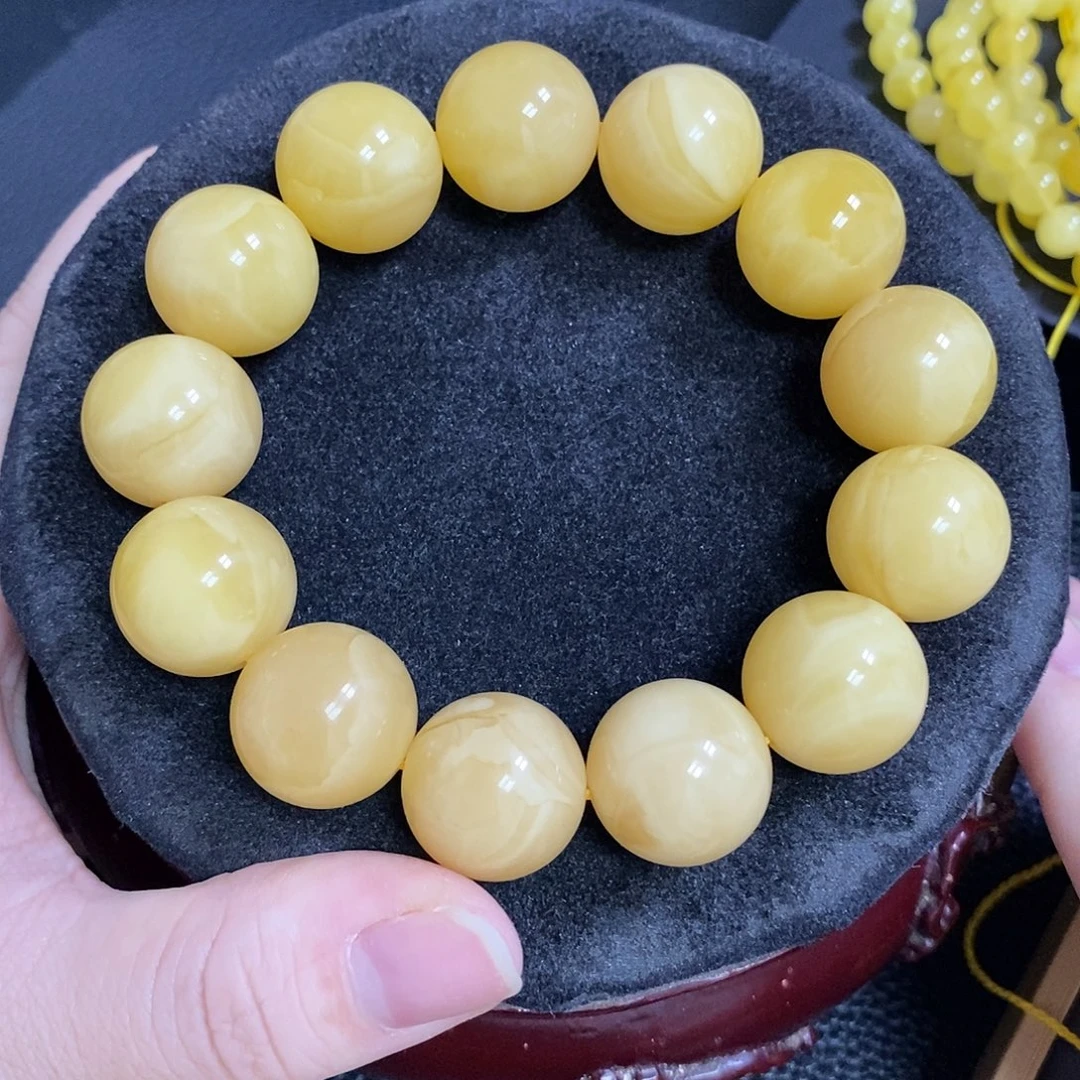 琥珀未镶嵌手串013