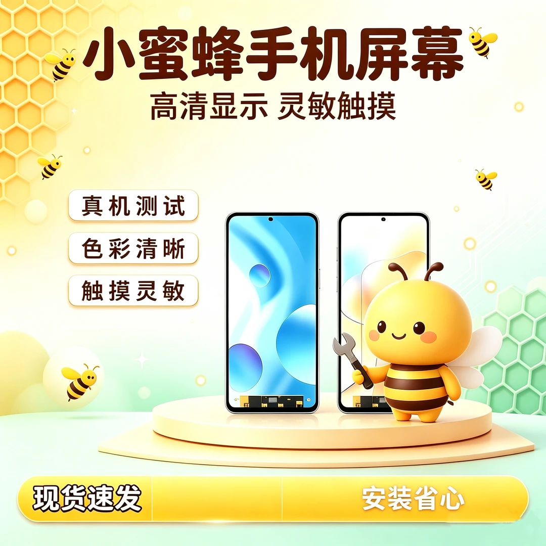 适用于:IP-15手机屏幕总成-【小蜜蜂苏米士】