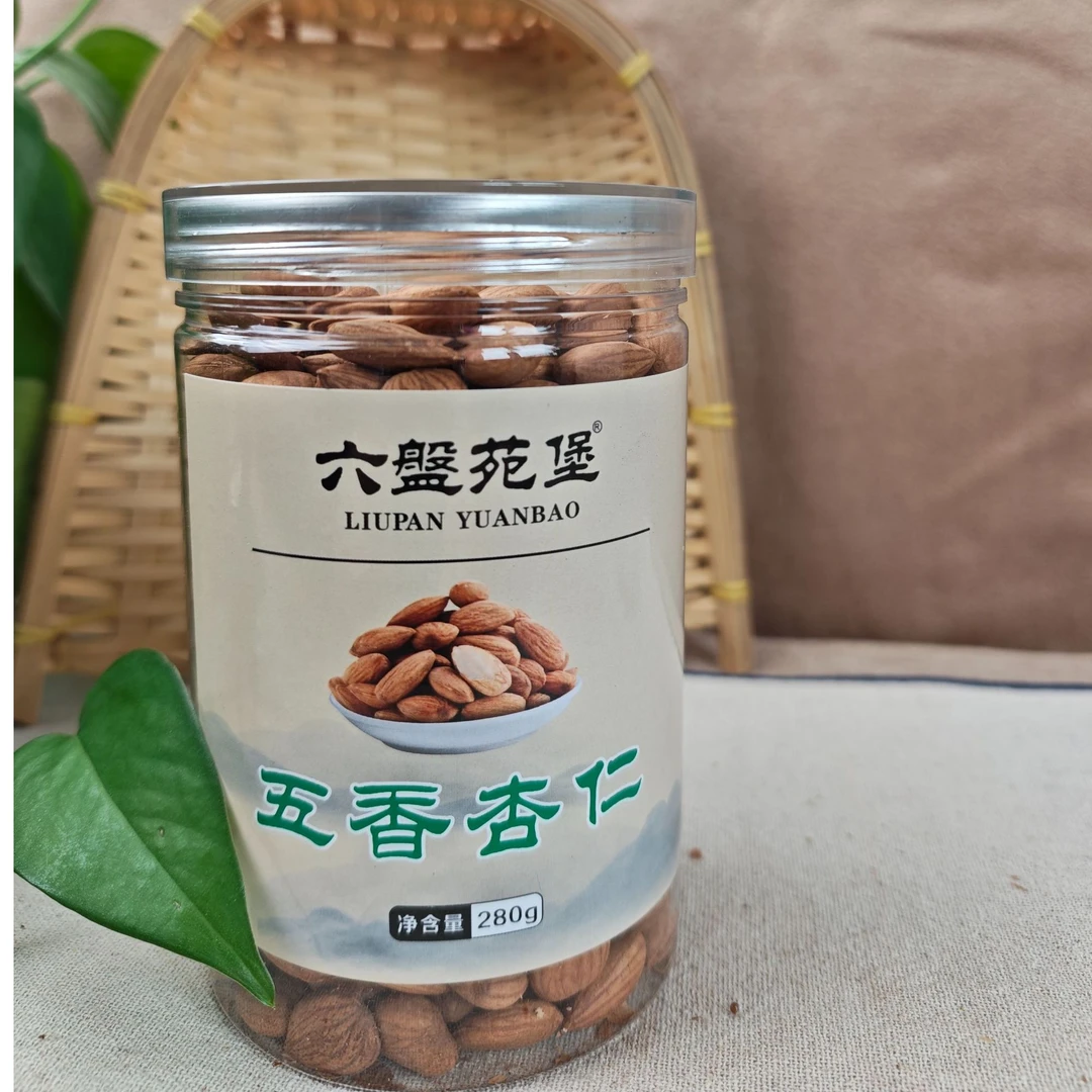 五香杏仁绿色种植粒粒香脆健康零食280g