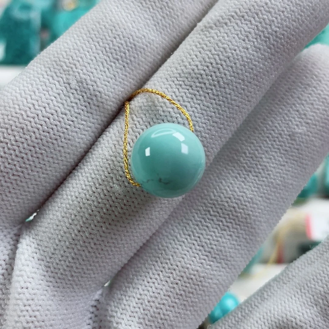 绿松石车挂未镶嵌羽*