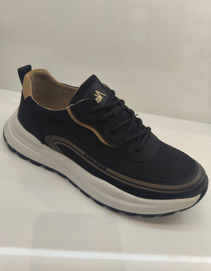 SHOUBA兽霸男士网面透气系带休闲鞋男款舒适百搭夏季潮鞋轻便