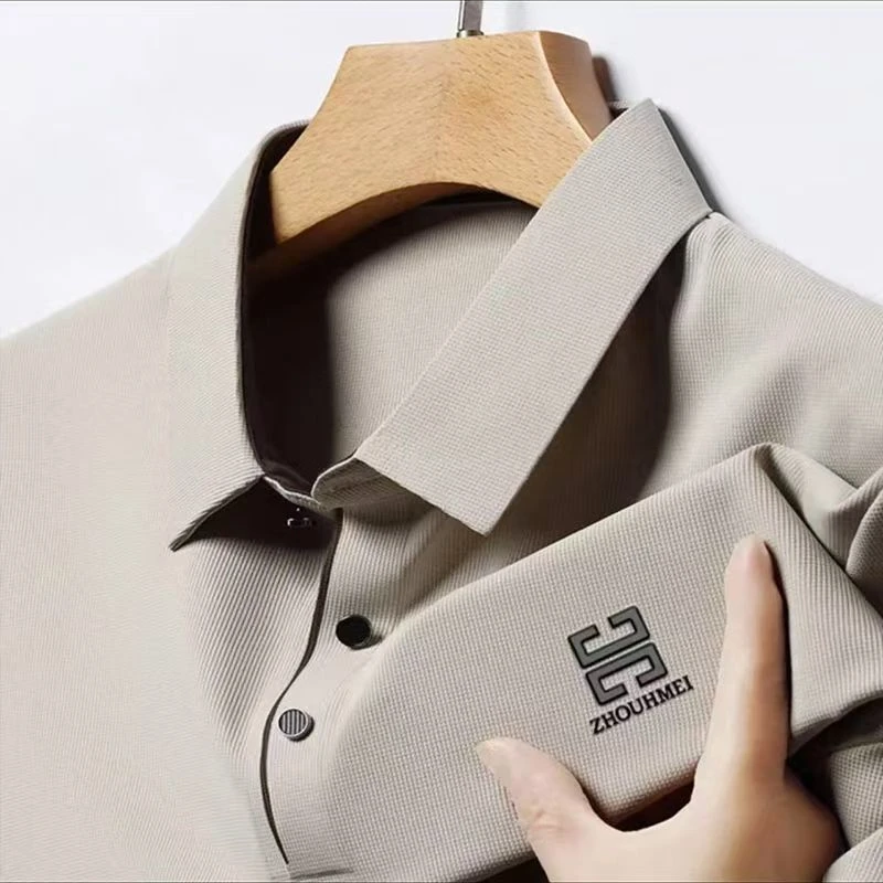 短袖T恤夏季新款男士翻领Polo宽松上衣