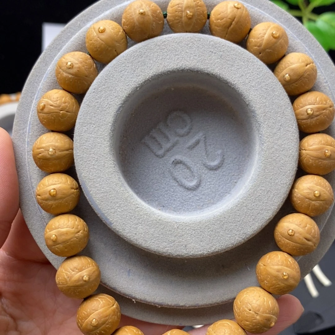 凤眼菩提吊坠12.5手串