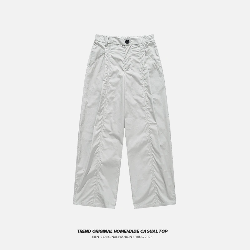 【现货发】盛夏午后慵懒简约时尚薄款哈伦裤夏季宽松潮牌阔腿裤子