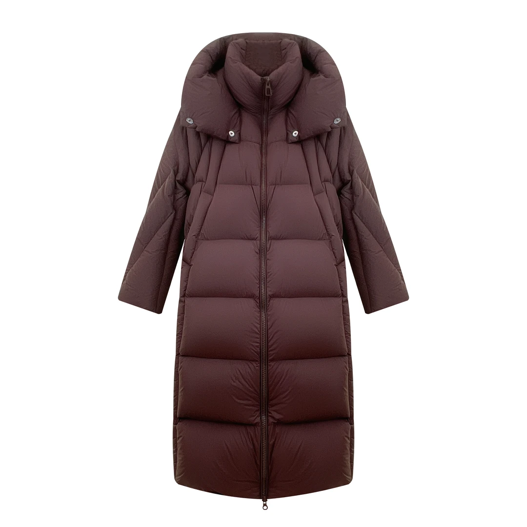 冬季新款连帽肤感鹅绒服YS-1852