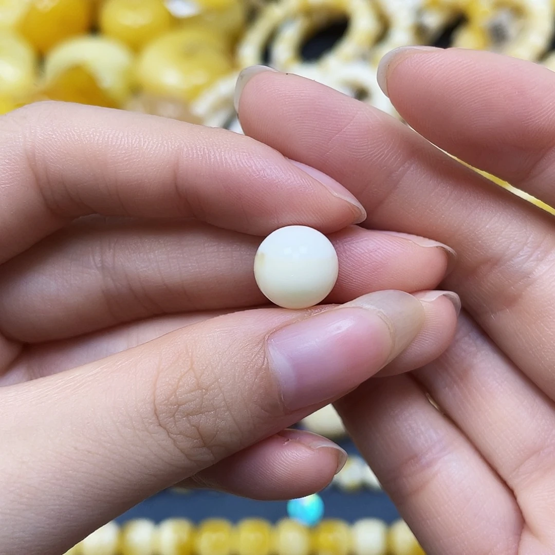 裸石蜜蜡未镶嵌圆珠10.8mm