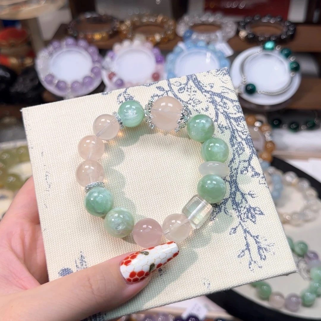 水晶手链未镶嵌设计款拍4发1哦！！！