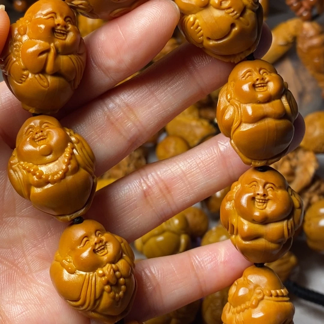 用***5手串/手链橄榄核八大弥勒精品