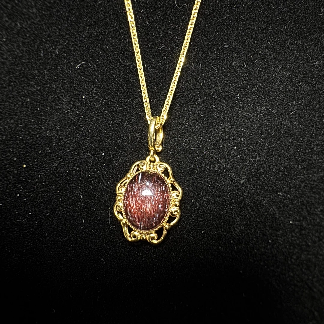 18k金水晶吊坠/8338