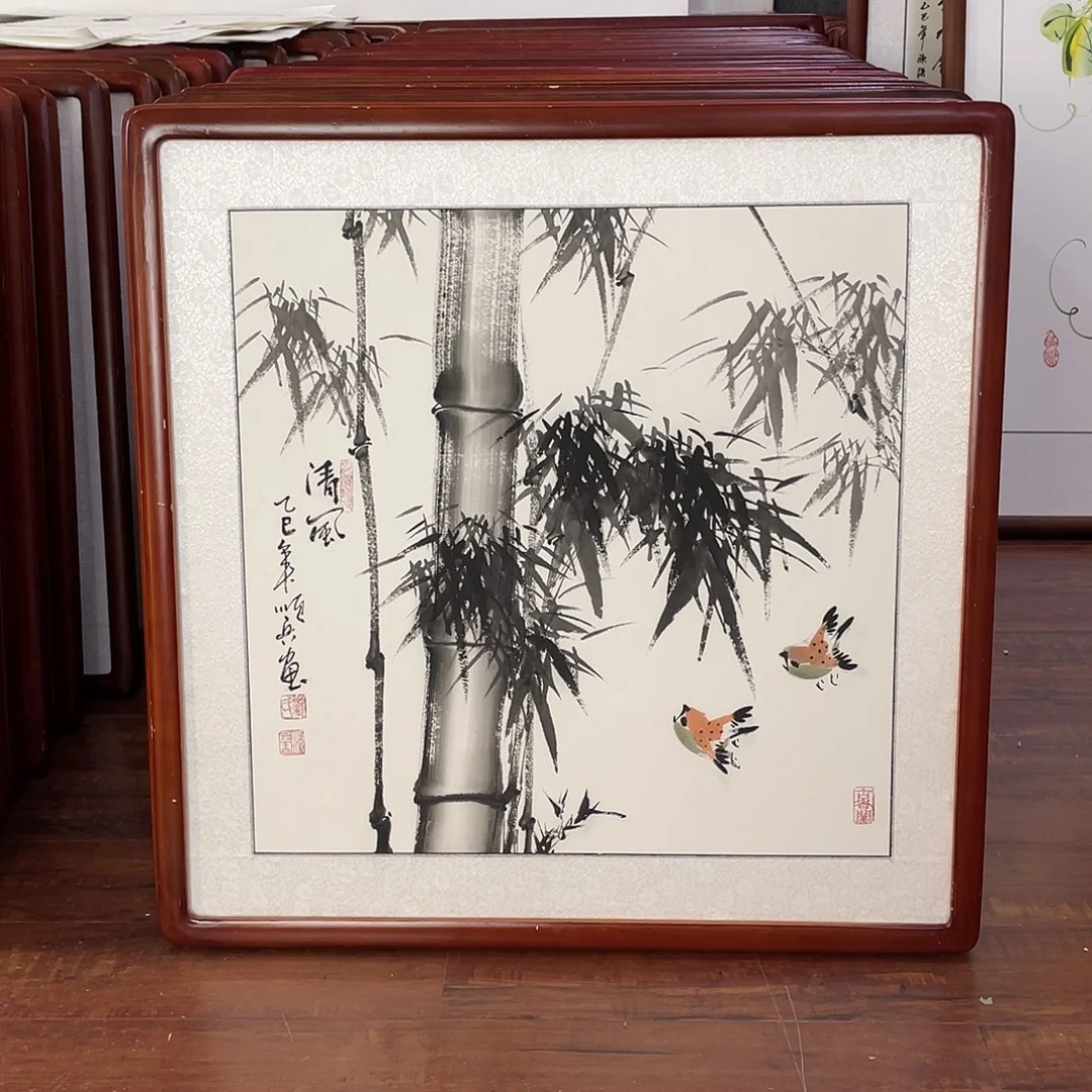 国画带框尺寸63*63厘米