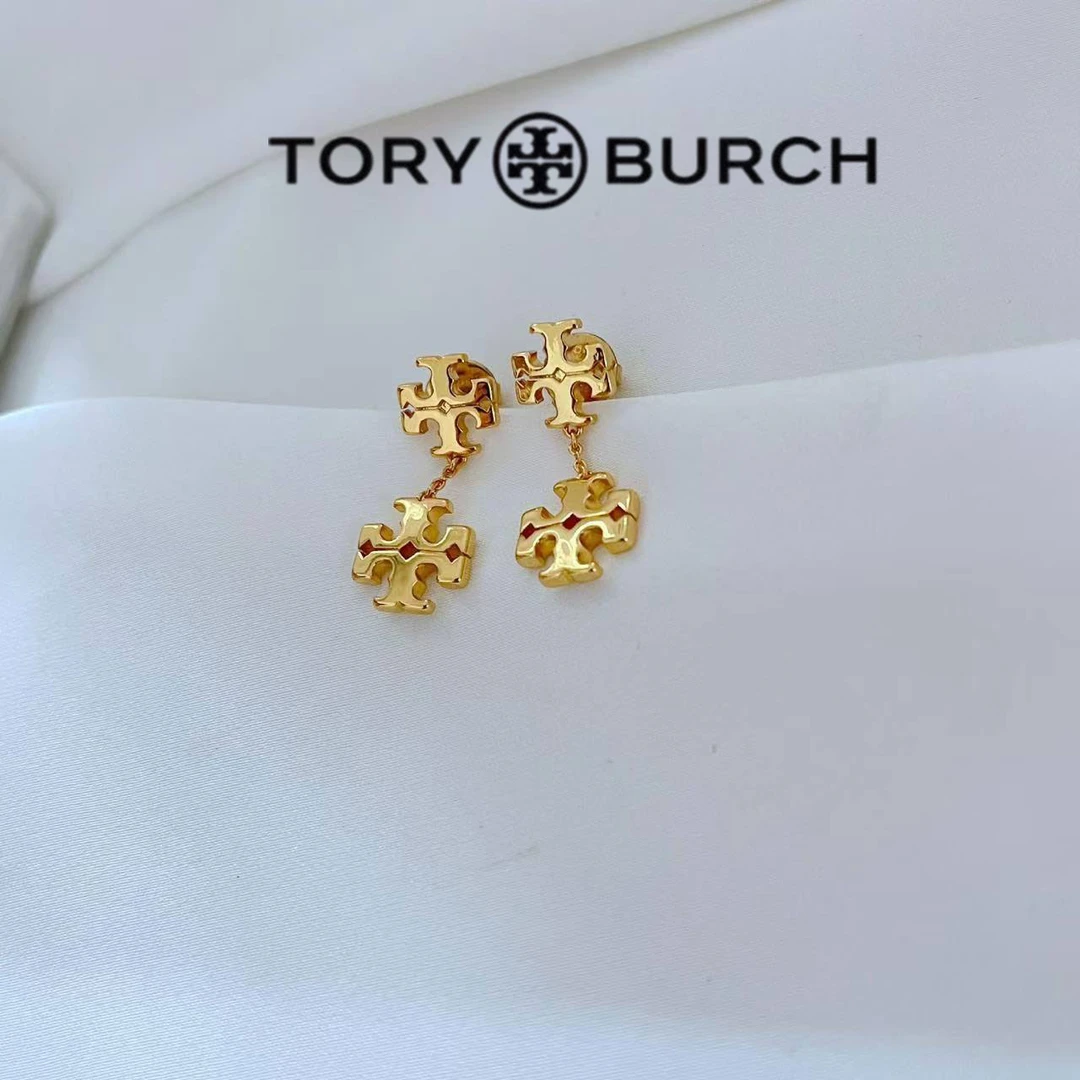 ToryBurch/汤丽柏琦立体弧形时尚百搭耳环