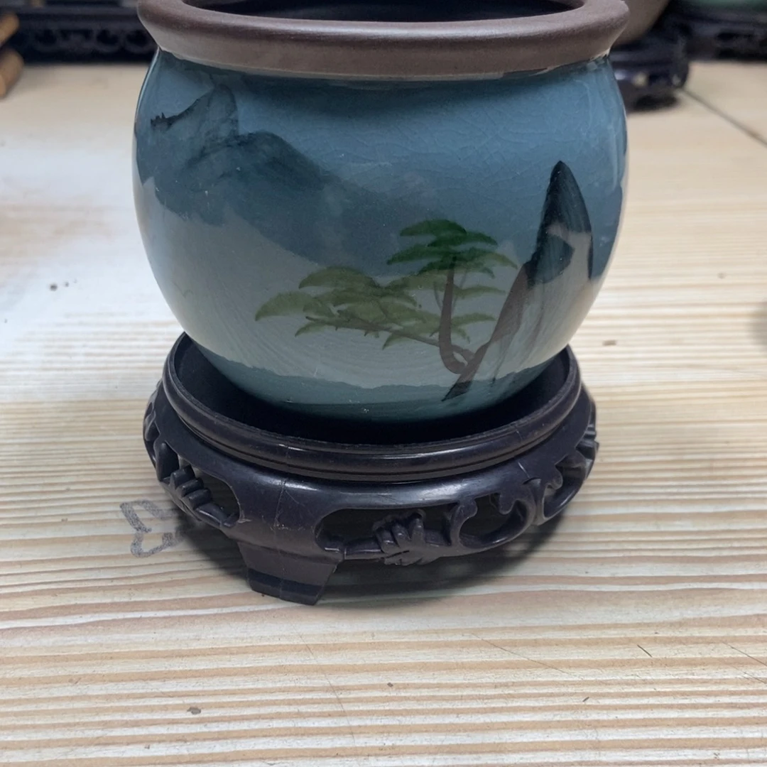 瓷片陶瓷花盆陶瓷艺术