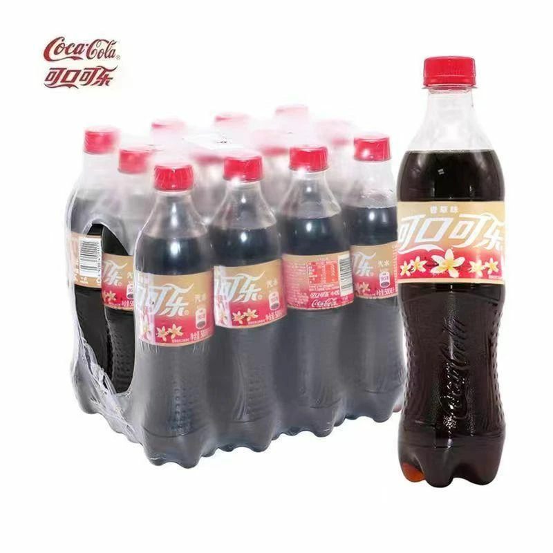 可口可乐香草味500ML*12瓶饮料