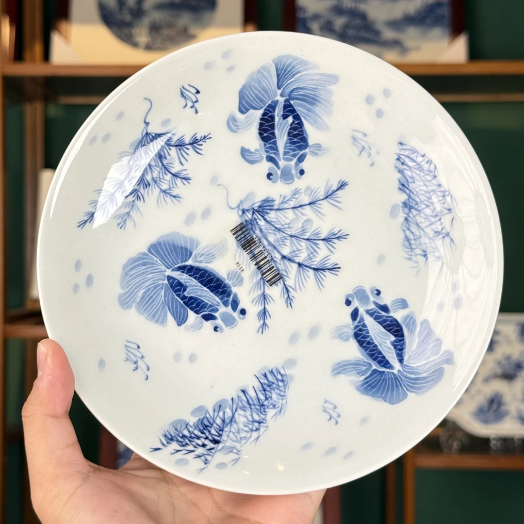 【沫染枫月】金鱼大壶承(直径17公分)手工茶具陶瓷