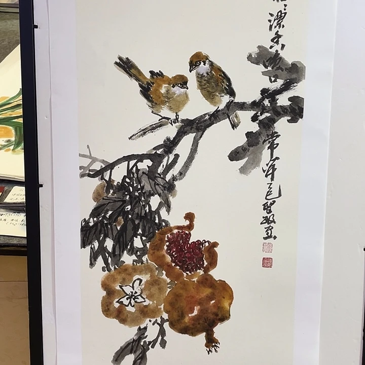 国画张圣敏先生纯手绘作品