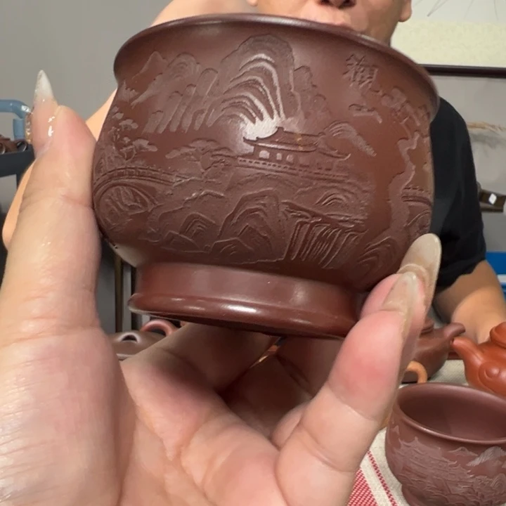 紫砂公道杯宜兴原矿紫砂精品