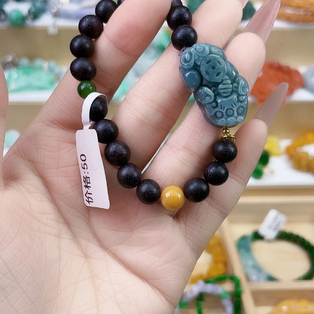 翡翠未镶嵌手链手链