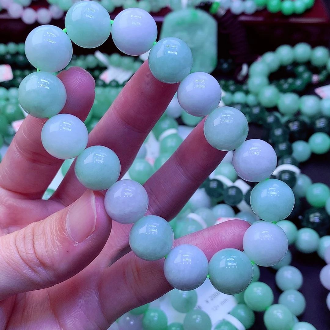 翡翠未镶嵌毛衣链