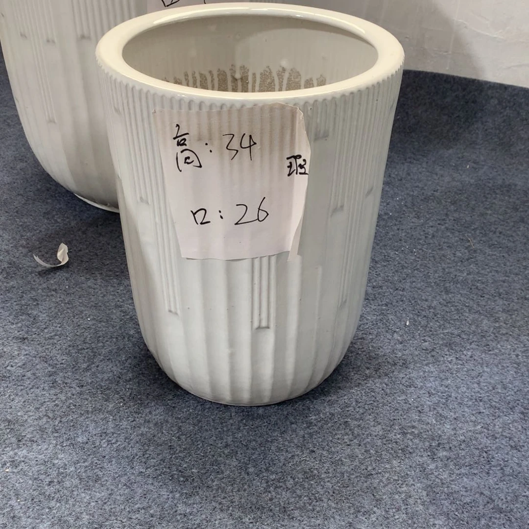 高温陶瓷花盆微瑕