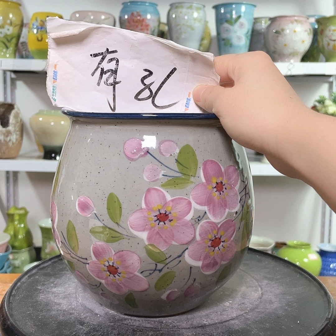 景德镇陶瓷花盆花器暇256