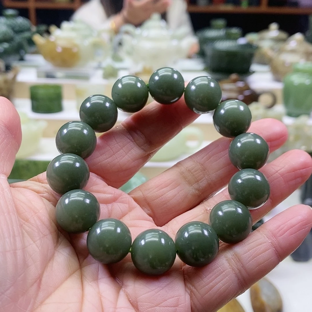 和田玉手串未镶嵌