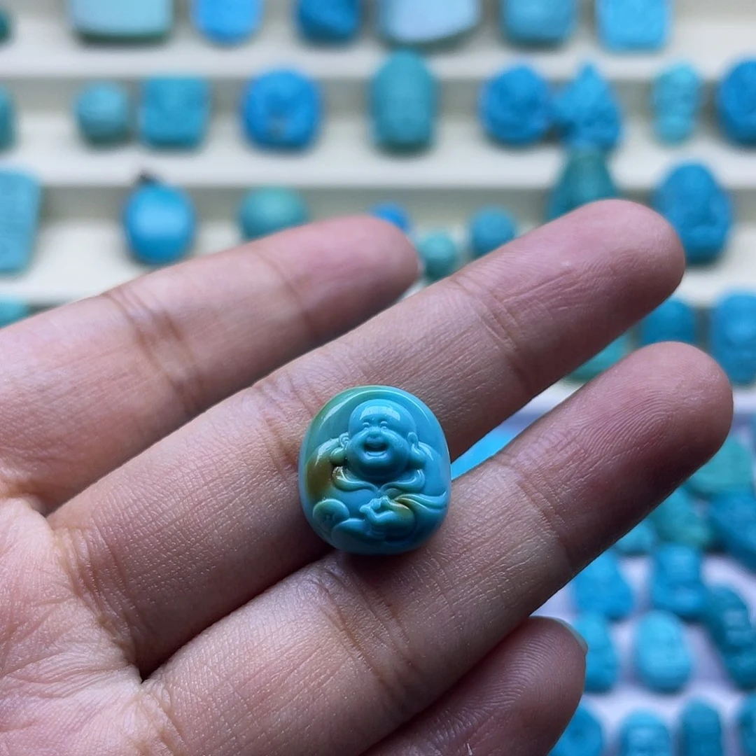 未镶嵌绿松石珠宝奇石