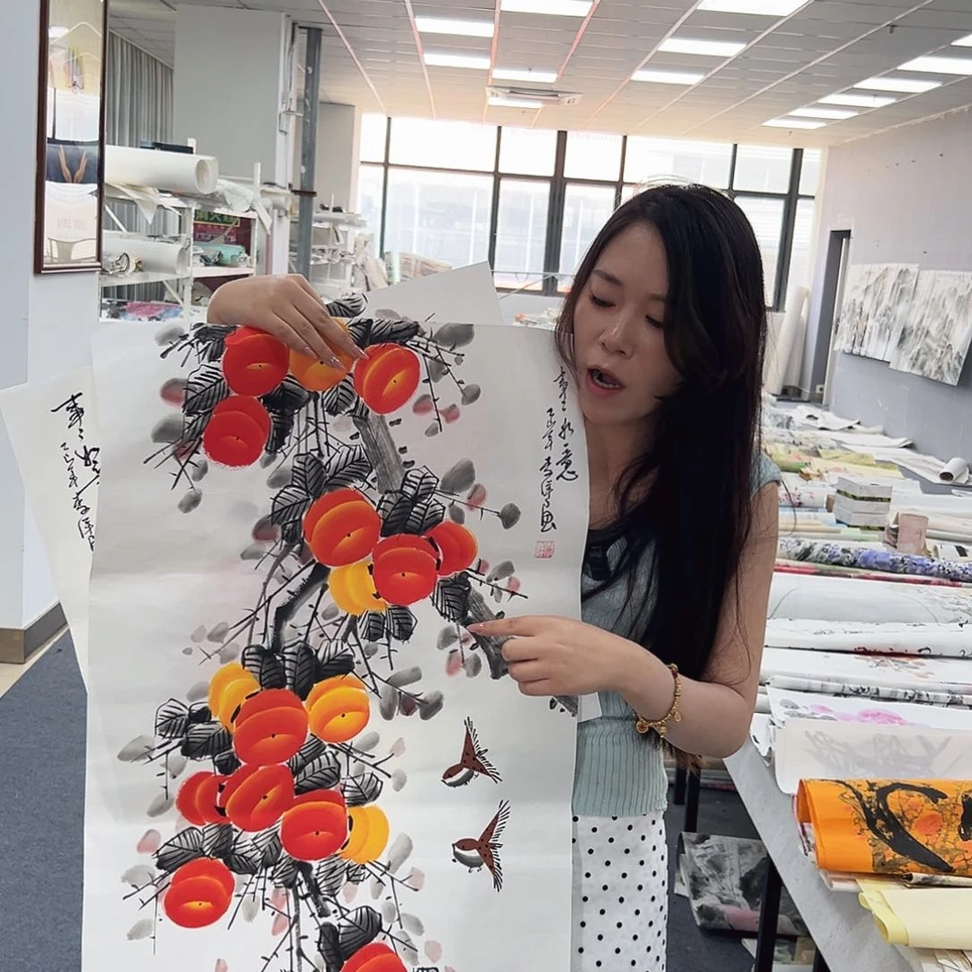 国画国画作品纯手工绘制