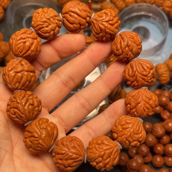 桃核手串龙纹桃核9