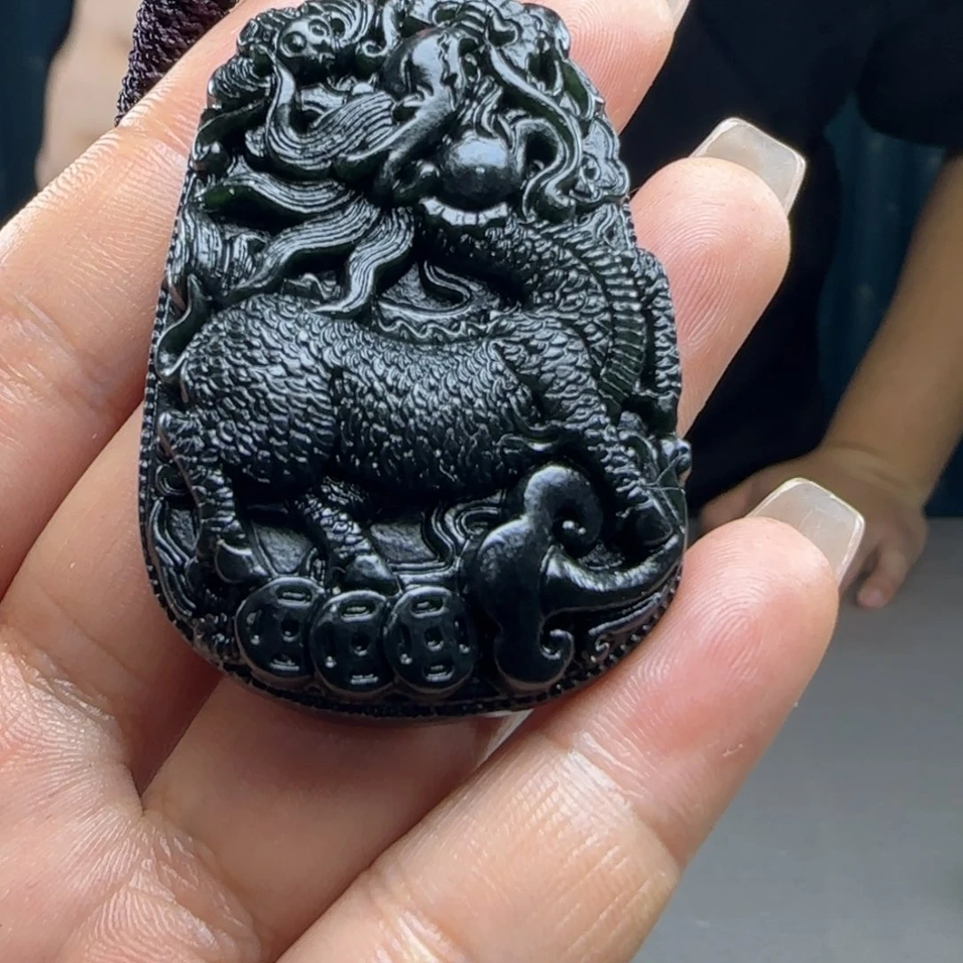 和田玉未镶嵌吊坠(不含链)