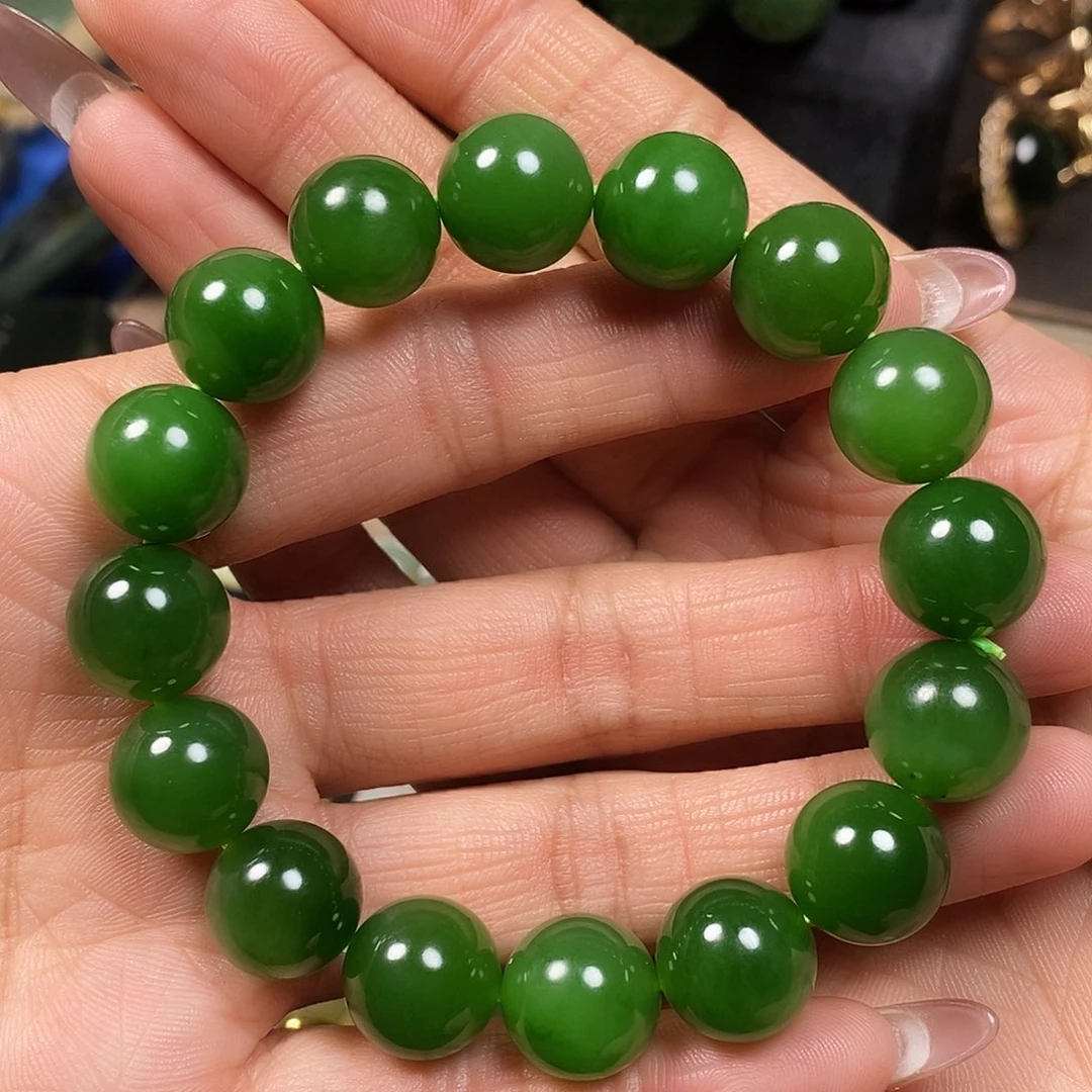 和田玉手串卡13未镶嵌