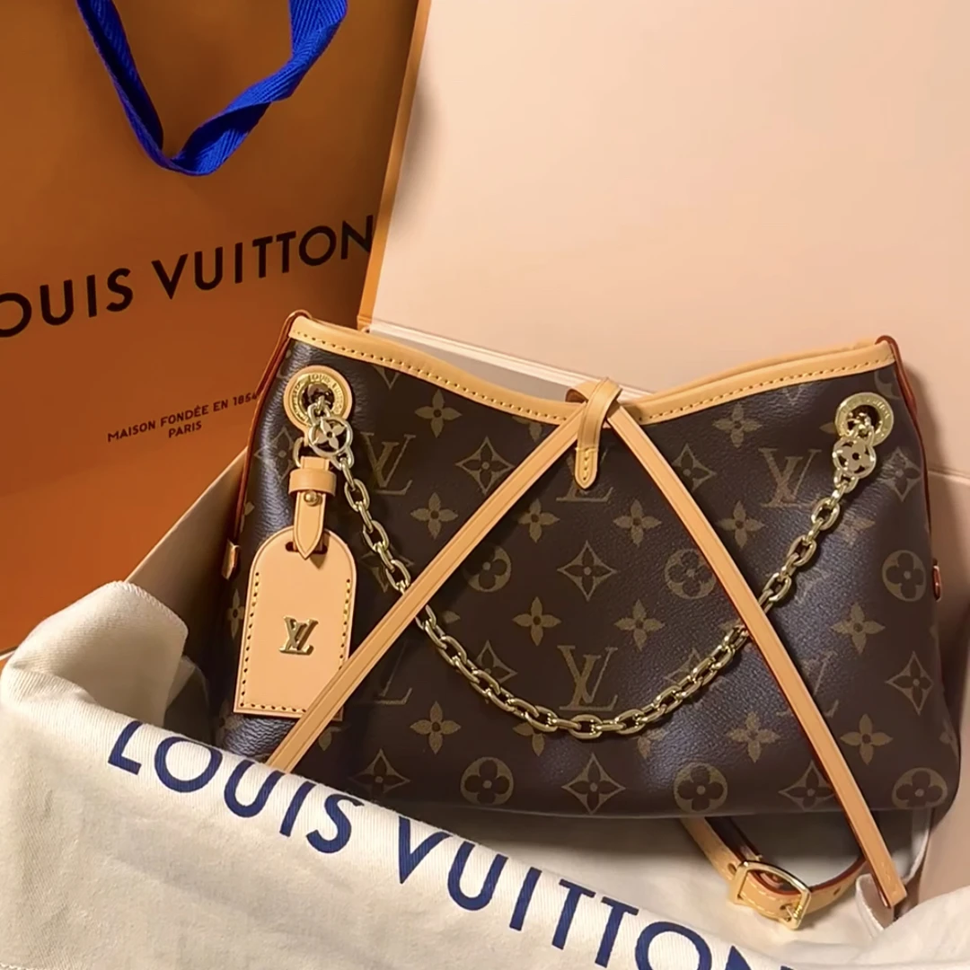 99新 LouisVuitton/路易威登 carryallbb单肩斜挎包