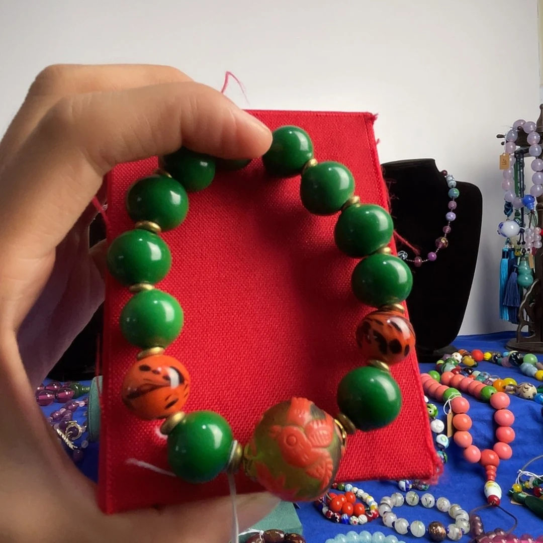 琉璃淄博手工琉璃手串