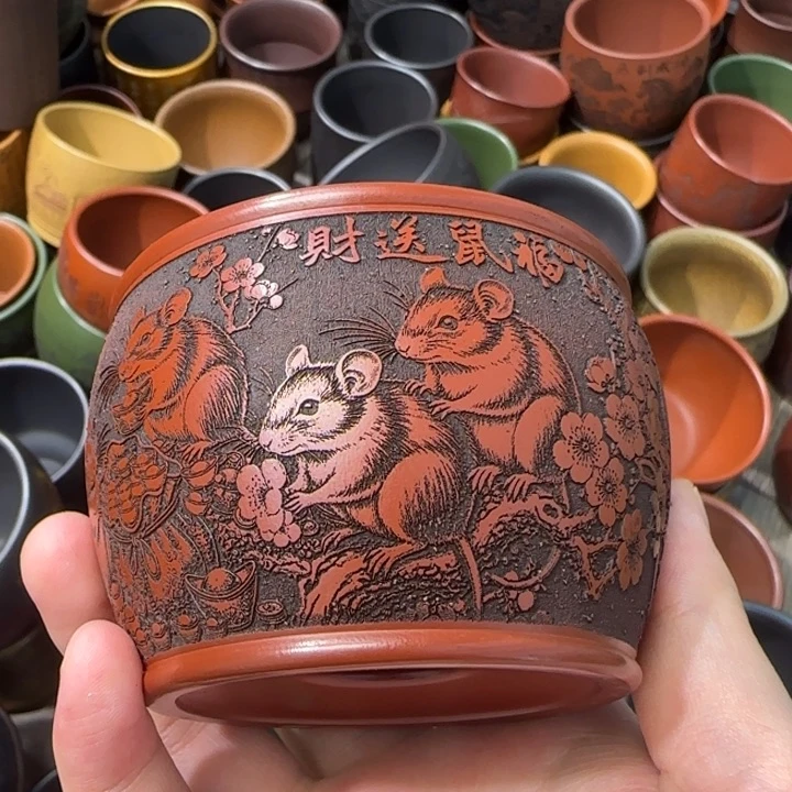 茶杯紫砂全手工紫砂