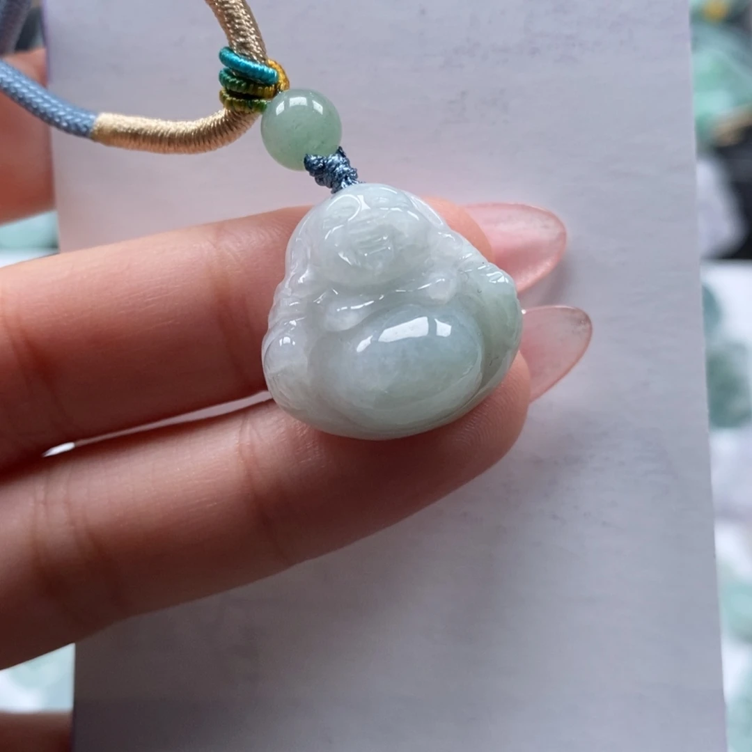 翡翠颈饰未镶嵌天然翡翠