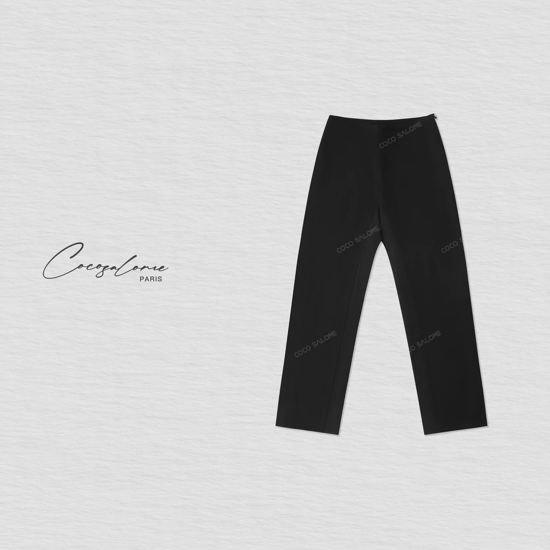 韩彬彬"瘦瘦裤"宽松遮肉显瘦纯色休闲透气百搭九分裤2255-2